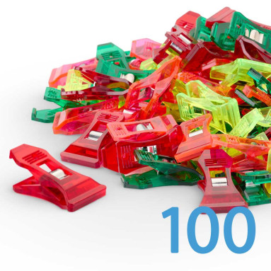 pince clip en plastique, le lot de 100