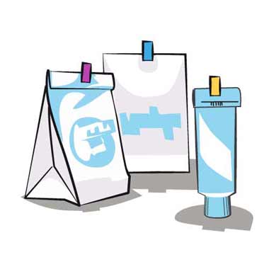 pince de fermeture de paquet ouvert à la cuisine