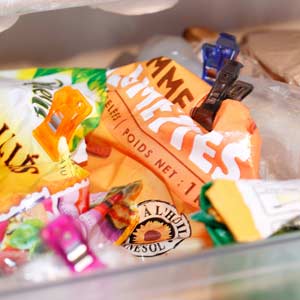 pince pour sachet du congelateur